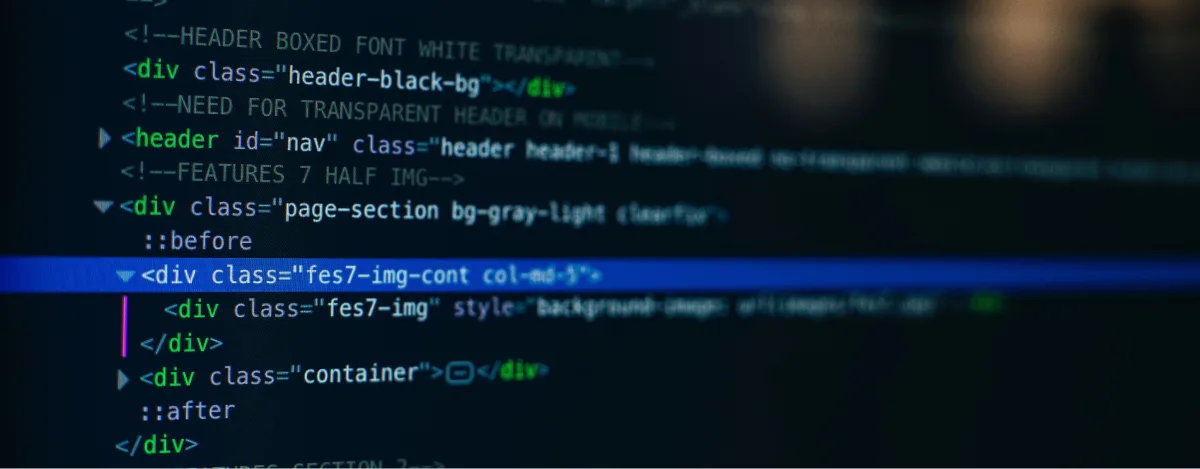A screenshot of some code open in a code editor on a computer screen