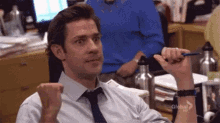 Jim from The Office saying yes excitedly