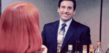 Michael Scott pointing enthusiastically at the camera