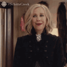 Moira Rose from Schitt's Creek saying, "Colour me curious"